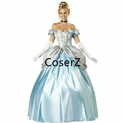 Coserz Custom Cinderella Dress Cinderella Cosplay Costume With Gloves