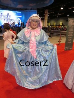 Coserz Fairy Godmother Costume Plus Size, Cinderella Fairy Godmother Cosplay Costume