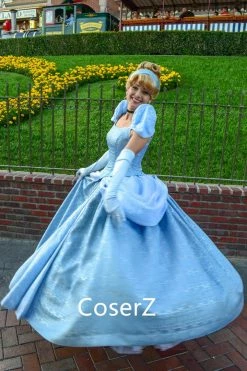 Princess Custom-made Cartoon Cinderella Dress, Cinderella Cosplay Costume