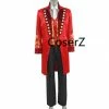 Coserz Mens Circus King Stage Performance Suits Halloween Cosplay Costume