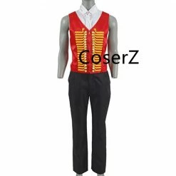Coserz Mens Circus King Stage Performance Suits Halloween Cosplay Costume
