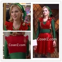Coserz Jovi The Elf Costume Red And Green Jovie Elf Costume Christmas Outfits Plus Size Available Promotion