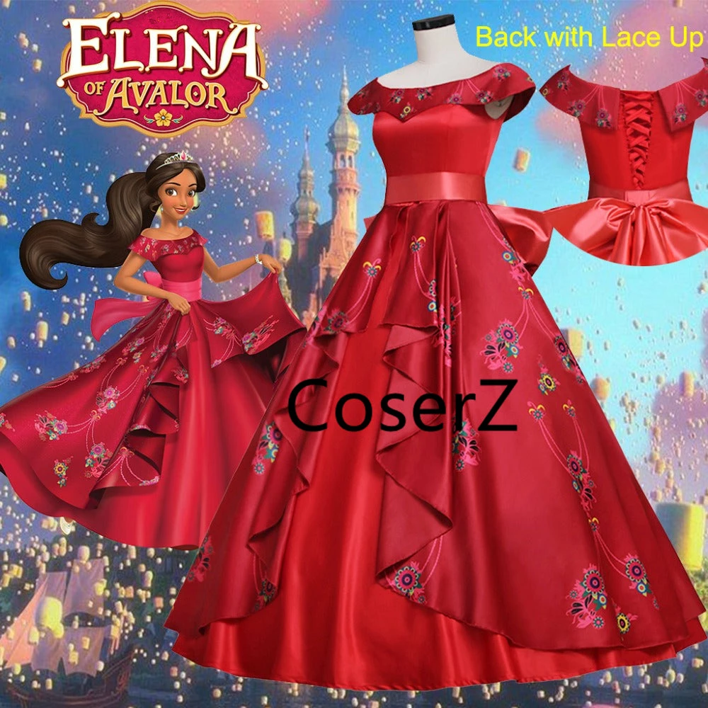 Princess Elena Of Avalor Elena Dress, Elena Costume, Elena Cosplay Costume 3 Princess Elena Of Avalor Elena Dress, Elena Costume, Elena Cosplay Costume