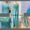 DS16 Deluxe Princess Elsa Dress Elsa Cosplay Costume Park Version For Adult For Girls