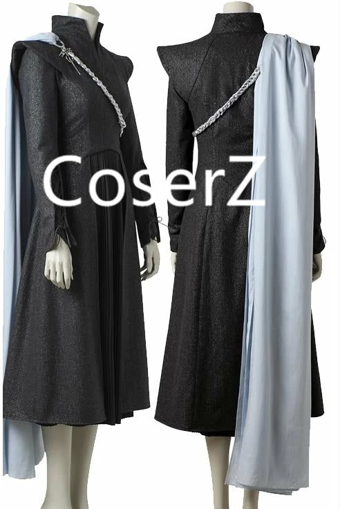 Coserz Game Of Thrones Season 7 Daenerys Targaryen Cosplay Costume With Cloak Promotion 4 Coserz Game Of Thrones Season 7 Daenerys Targaryen Cosplay Costume With Cloak Promotion
