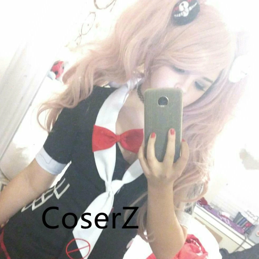 Coserz Anime Danganronpa Cosplay Junko Enoshima Emboitement Inushio Kimuchi Symbol Mark Sign Dangan-Ronpa Trigger Happy Havoc Cosplay Costume Promotion 6 Coserz Anime Danganronpa Cosplay Junko Enoshima Emboitement Inushio Kimuchi Symbol Mark Sign Dangan-Ronpa Trigger Happy Havoc Cosplay Costume Promotion