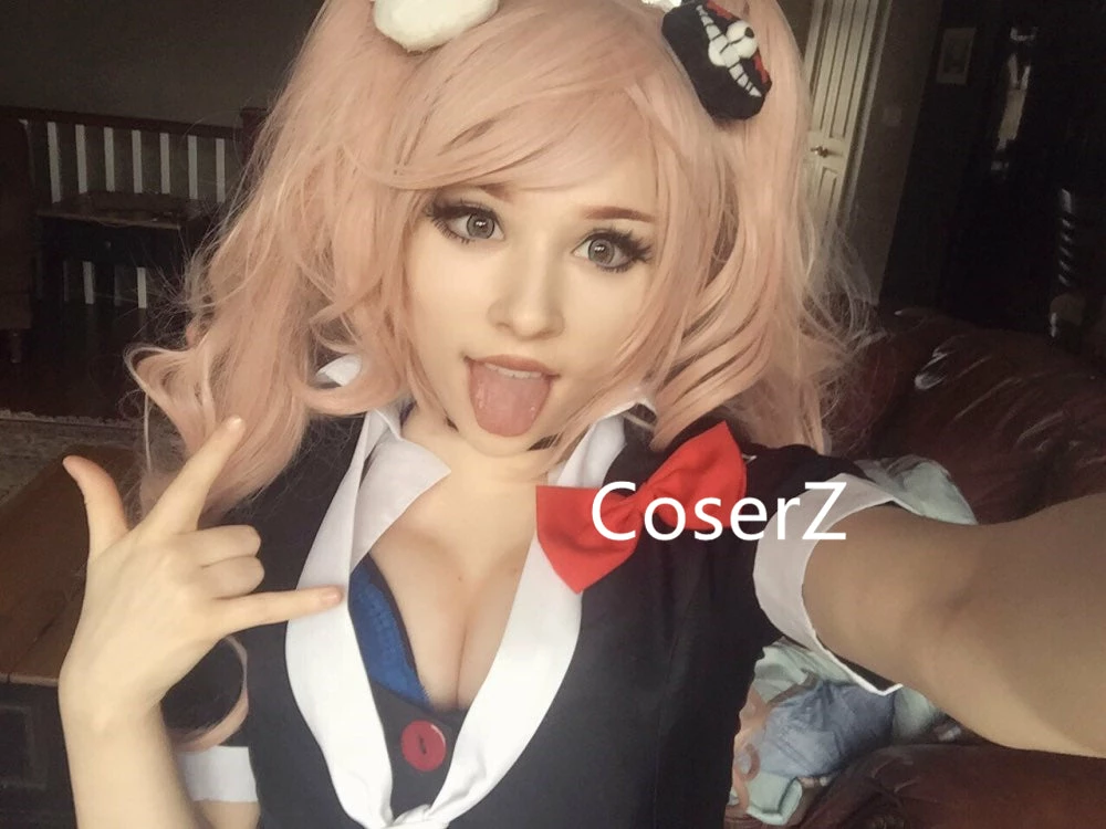 Coserz Anime Danganronpa Cosplay Junko Enoshima Emboitement Inushio Kimuchi Symbol Mark Sign Dangan-Ronpa Trigger Happy Havoc Cosplay Costume Promotion 7 Coserz Anime Danganronpa Cosplay Junko Enoshima Emboitement Inushio Kimuchi Symbol Mark Sign Dangan-Ronpa Trigger Happy Havoc Cosplay Costume Promotion