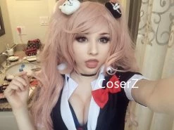 Coserz Anime Danganronpa Cosplay Junko Enoshima Emboitement Inushio Kimuchi Symbol Mark Sign Dangan-Ronpa Trigger Happy Havoc Cosplay Costume Promotion 15 Coserz Anime Danganronpa Cosplay Junko Enoshima Emboitement Inushio Kimuchi Symbol Mark Sign Dangan-Ronpa Trigger Happy Havoc Cosplay Costume Promotion