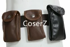 Coserz Deadpool Belt With Metal Buckle 6 Pockets Cosplay Costume
