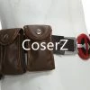 Coserz Deadpool Belt With Metal Buckle 6 Pockets Cosplay Costume 1 Coserz Deadpool Belt With Metal Buckle 6 Pockets Cosplay Costume