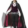 Coserz Dracula Vampire Costume Cosplay Costume With Cloak Gloves