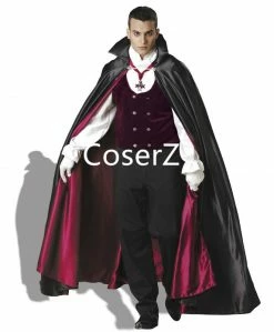 Coserz Dracula Vampire Costume Cosplay Costume With Cloak Gloves
