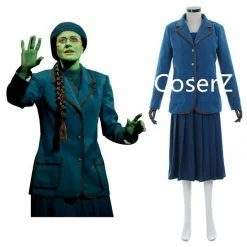 Coserz Elphaba Wicked Coslay Costume Adult Cosplay Dress