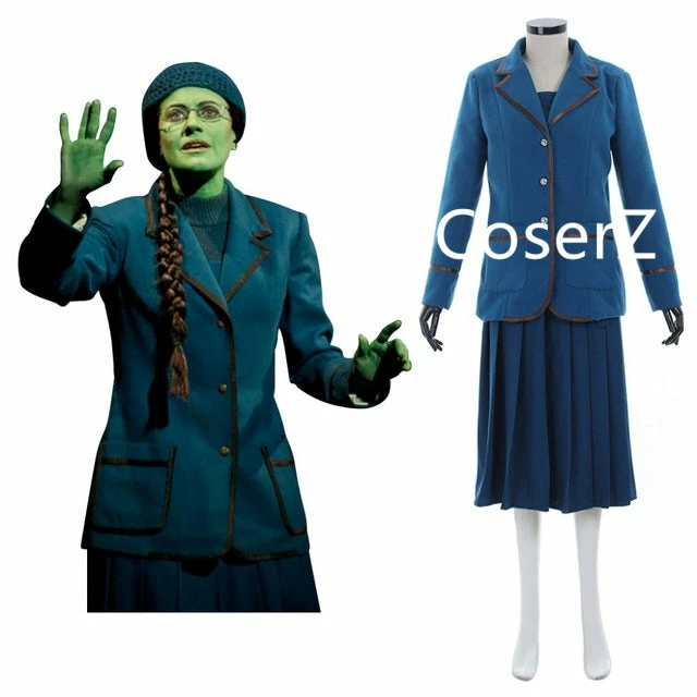 Coserz Elphaba Wicked Coslay Costume Adult Cosplay Dress 3 Coserz Elphaba Wicked Coslay Costume Adult Cosplay Dress