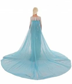 Princess Deluxe Frozen Elsa Dress, Elsa Costume Halloween Cosplay Costume