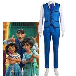 Coserz Encanto Agustin Madrigal Costume, Encanto Agustin Outfits, Agustin Encanto Suits