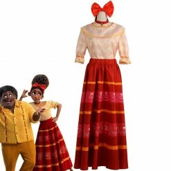 Coserz Encanto Dolores Madrigal Costume, Dolores Encanto Dress, Dolores Cosplay Outfit