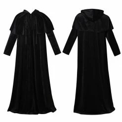 Game FF14 Final Fantasy XIV Endwalker Venat Hydaelyn Robe Cosplay Costume Grey/Black Outfits