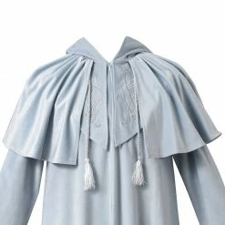 Game FF14 Final Fantasy XIV Endwalker Venat Hydaelyn Robe Cosplay Costume Grey/Black Outfits