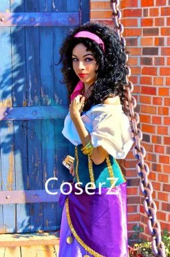 Coserz Promotion Esmeralda Costume For Adults, Esmeralda Dress Halloween Costume