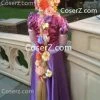 Princess Tangled Extra Long Rapunzel Wig Adult For Women (Flowers Option)