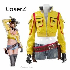 Game Custom-made Final Fantasy FF15 Cindy Jacket, Cindy Aurum Cosplay Costume