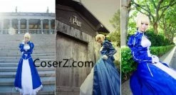 Anime Fate Stay Night Sword Saber Costume Artoria Pendragon Cosplay Costume