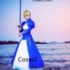 Anime Fate Stay Night Sword Saber Costume Artoria Pendragon Cosplay Costume
