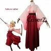 Coserz Sakura Saber Costume, Arturia Pendragon Anime Costume, Fate Stay Night Sakura Saber Cosplay Costume Promotion