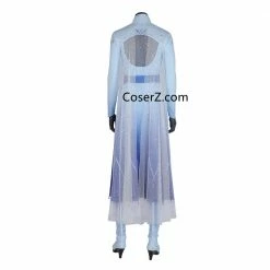 Princess Frozen 2 Elsa Dress Blue Elsa Outfit For Adult Cosplay Costume ES021 12 Princess Frozen 2 Elsa Dress Blue Elsa Outfit For Adult Cosplay Costume ES021