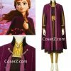 Princess Frozen 2 Anna Costume, Anna Dress, Frozen II (2019) Anna Cosplay Halloween Costume 2 Princess Frozen 2 Anna Costume, Anna Dress, Frozen II (2019) Anna Cosplay Halloween Costume