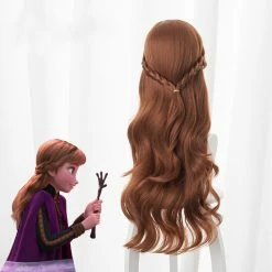 Princess Frozen 2 Anna Wig, New Anna Frozen 2 Hair Cosplay Wig