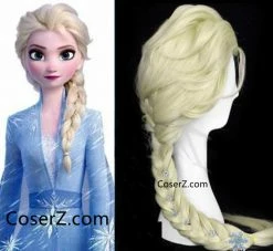 Princess Frozen 2 Elsa Wig, Elsa Frozen 2 New Hair For Adult Kids