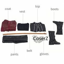 Coserz Custom Fullmetal Alchemist Cosplay Costume, Edward Elric Costume Cosplay Costume+Boots Promotion 11 Coserz Custom Fullmetal Alchemist Cosplay Costume, Edward Elric Costume Cosplay Costume+Boots Promotion