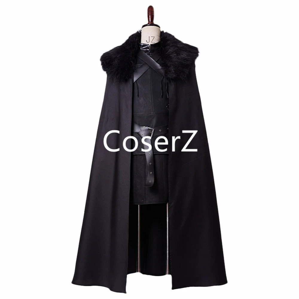Coserz Promotion Game Of Thrones Jon Snow Costume Halloween Cosplay Costume For Men Full Sets 5 Coserz Promotion Game Of Thrones Jon Snow Costume Halloween Cosplay Costume For Men Full Sets