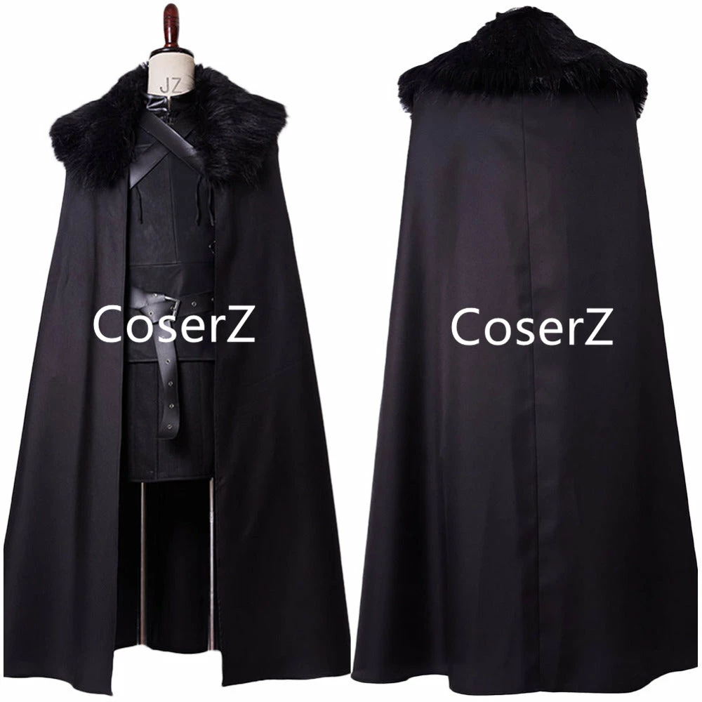 Coserz Promotion Game Of Thrones Jon Snow Costume Halloween Cosplay Costume For Men Full Sets 4 Coserz Promotion Game Of Thrones Jon Snow Costume Halloween Cosplay Costume For Men Full Sets
