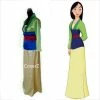 Princess Hua Mulan Costume, Green Mulan Dress