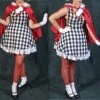 Coserz Grinch Cindy Lou Who Costume Red Outfit Halloween Costume