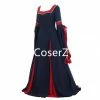 Coserz Custom Guinevere Navy Blue Bordeaux Victorian Women Dress Costume Promotion 1 Coserz Custom Guinevere Navy Blue Bordeaux Victorian Women Dress Costume Promotion
