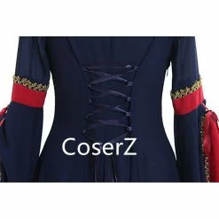 Coserz Custom Guinevere Navy Blue Bordeaux Victorian Women Dress Costume Promotion