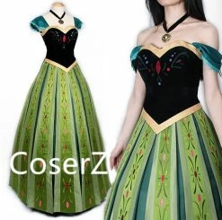 Princess Custom-made Anna Coronation Dress, Anna Coronation Costume