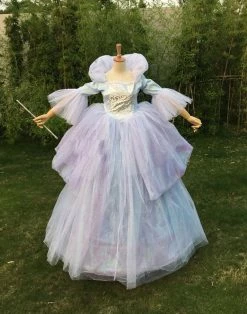 Princess Cinderella Fairy Godmother Costume, Fairy Godmother Dress For Adult