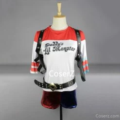 Comic Suicide Squad Harley Quinn Costume Full Set