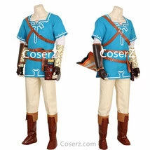 Game Custom The Legend Of Zelda Breath Of The Wild Link Costume Link Cosplay Outfit