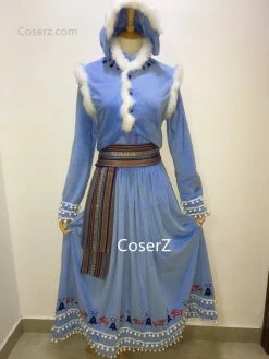 Princess Custom Olaf's Frozen Adventure Anna Dress, Anna Costume, Anna Cosplay Costume