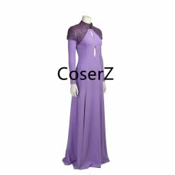 Coserz Inhumans Cosplay Costume Medusa Costume Women Medusa Purple Dress Promotion