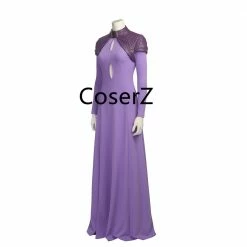 Coserz Inhumans Cosplay Costume Medusa Costume Women Medusa Purple Dress Promotion