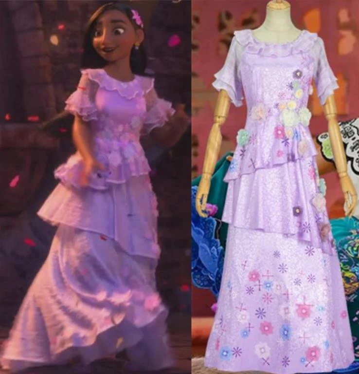 Coserz Encanto Isabela Dress, Isabela Encanto Costume, Isabela Encanto Dress Cosplay Costume 3 Coserz Encanto Isabela Dress, Isabela Encanto Costume, Isabela Encanto Dress Cosplay Costume