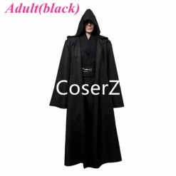 Coserz Promotion Star Wars Jedi/Sith Knight Cloak Cosplay Adult/Kids Hooded Robe Only