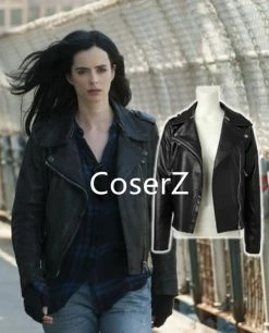 Coserz Jessica Jones Leather Jacket Cosplay Costume